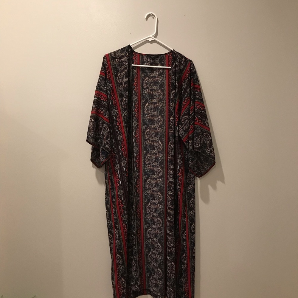 Maxi boho kimono